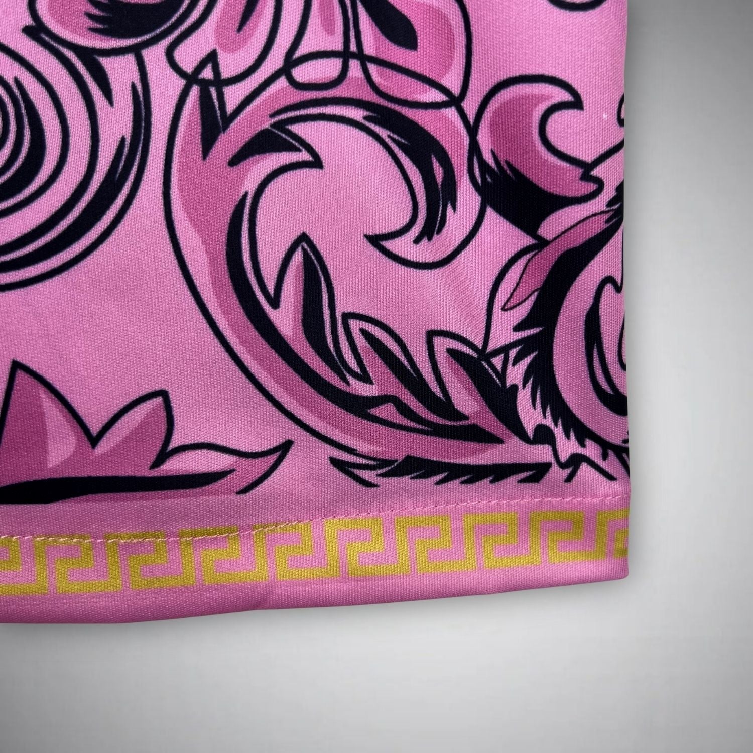Italy "Versace" Premium Pink Kit from FootballPrestige.club - Premium Football Kits
