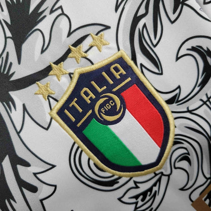 Italy "Versace" Premium White Kit from FootballPrestige.com - Premium Football Kits