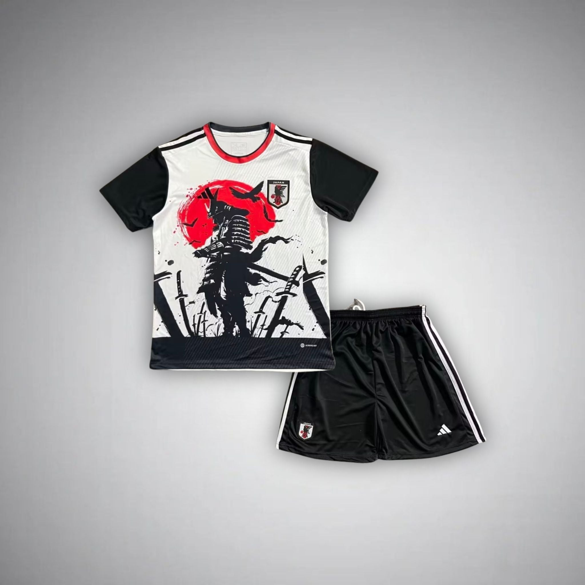 Japan "Bushido" Premium Kids Size Kit from FootballPrestige.club - Premium Football Kits