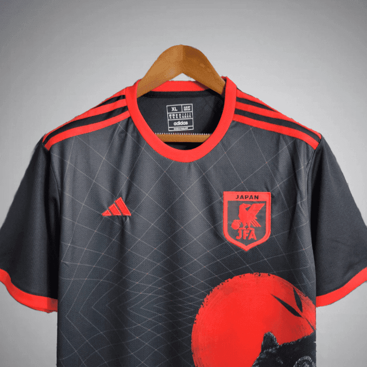Japan "Crimson Eclipse" Premium Kit from FootballPrestige.club - Premium Football Kits