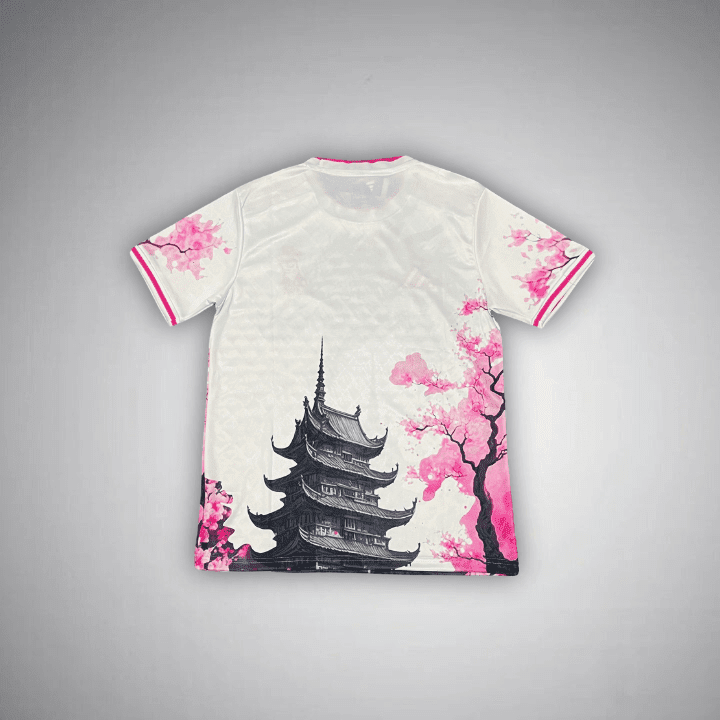 Japan "Sakura Temple" Premium Kit from FootballPrestige.club - Premium Football Kits