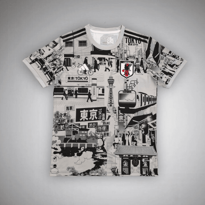 Japan "Tokyo" Premium Kit from FootballPrestige.club - Premium Football Kits