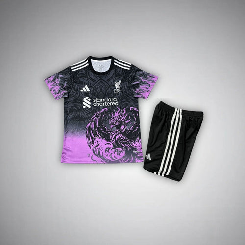 Liverpool "Galaxy Phoenix" Premium Kids Size Kit from FootballPrestige.com - Premium Football Kits
