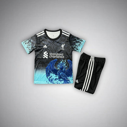 Liverpool "Ocean Phoenix" Premium Kids Size Kit from FootballPrestige.com - Premium Football Kits
