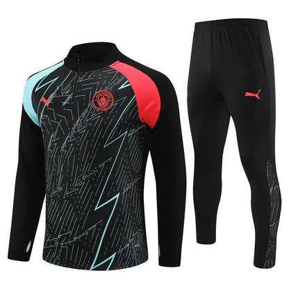Manchester City "Lightning Sky" Premium Tracksuit from FootballPrestige.shop - Premium Concept kits