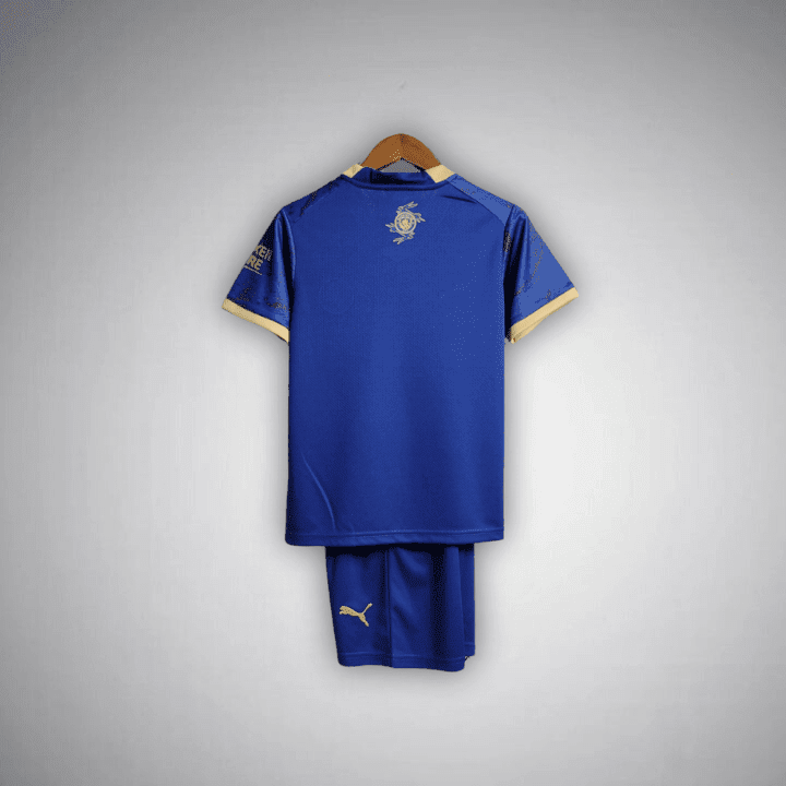 Manchester City "Navy Fusion" Premium Kids Size Kit from FootballPrestige.com - Premium Football Kits