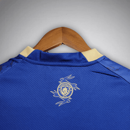 Manchester City "Navy Fusion" Premium Kids Size Kit from FootballPrestige.com - Premium Football Kits
