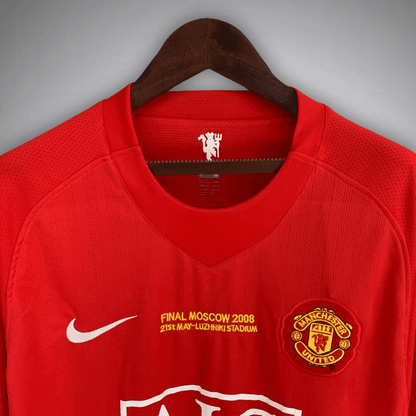 Manchester United 2007 - 2008 Home Kit - Premium Quality Kits at FootballPrestige.store