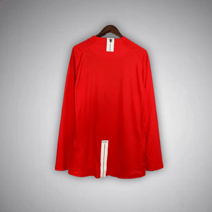 Manchester United 2007 - 2008 Home Kit - Premium Quality Kits at FootballPrestige.store