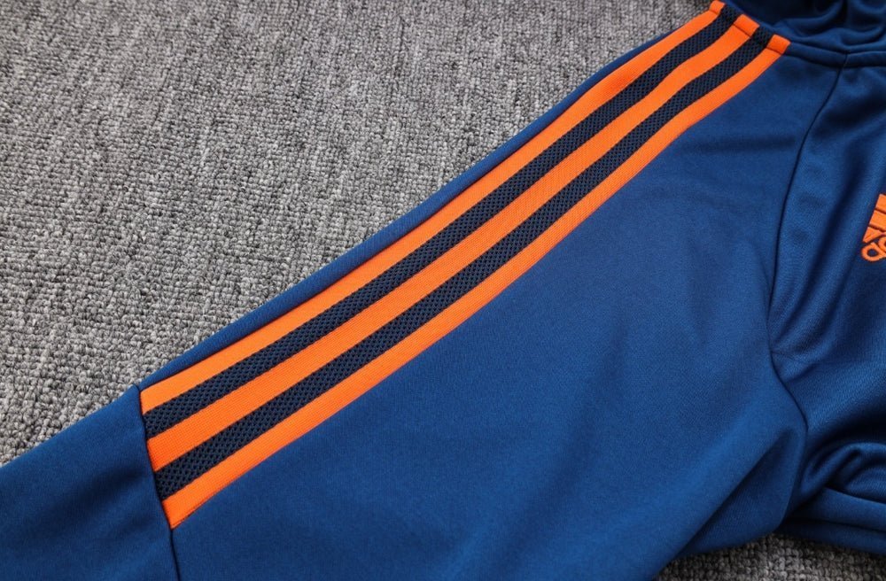 Manchester United Dark Blue Premium Tracksuit - Premium Quality Kits at FootballPrestige.store