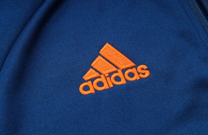 Manchester United Dark Blue Premium Tracksuit - Premium Quality Kits at FootballPrestige.store