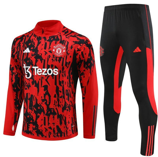 Manchester United "Inferno" Premium Tracksuit - Premium Quality Kits at FootballPrestige.store