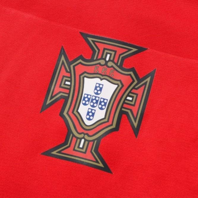 Portugal Red Tracksuit Premium from FootballPrestige.club - Premium Football Kits
