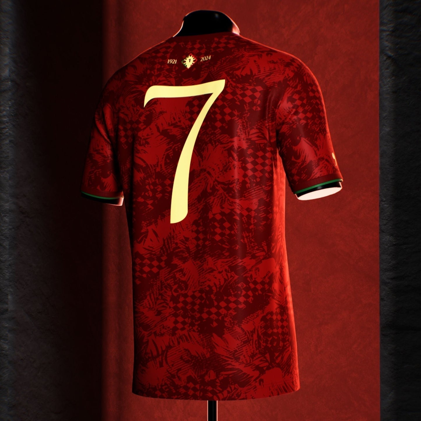 Portugal "The Siu" Premium Red Kit from FootballPrestige.com - Premium Football Kits