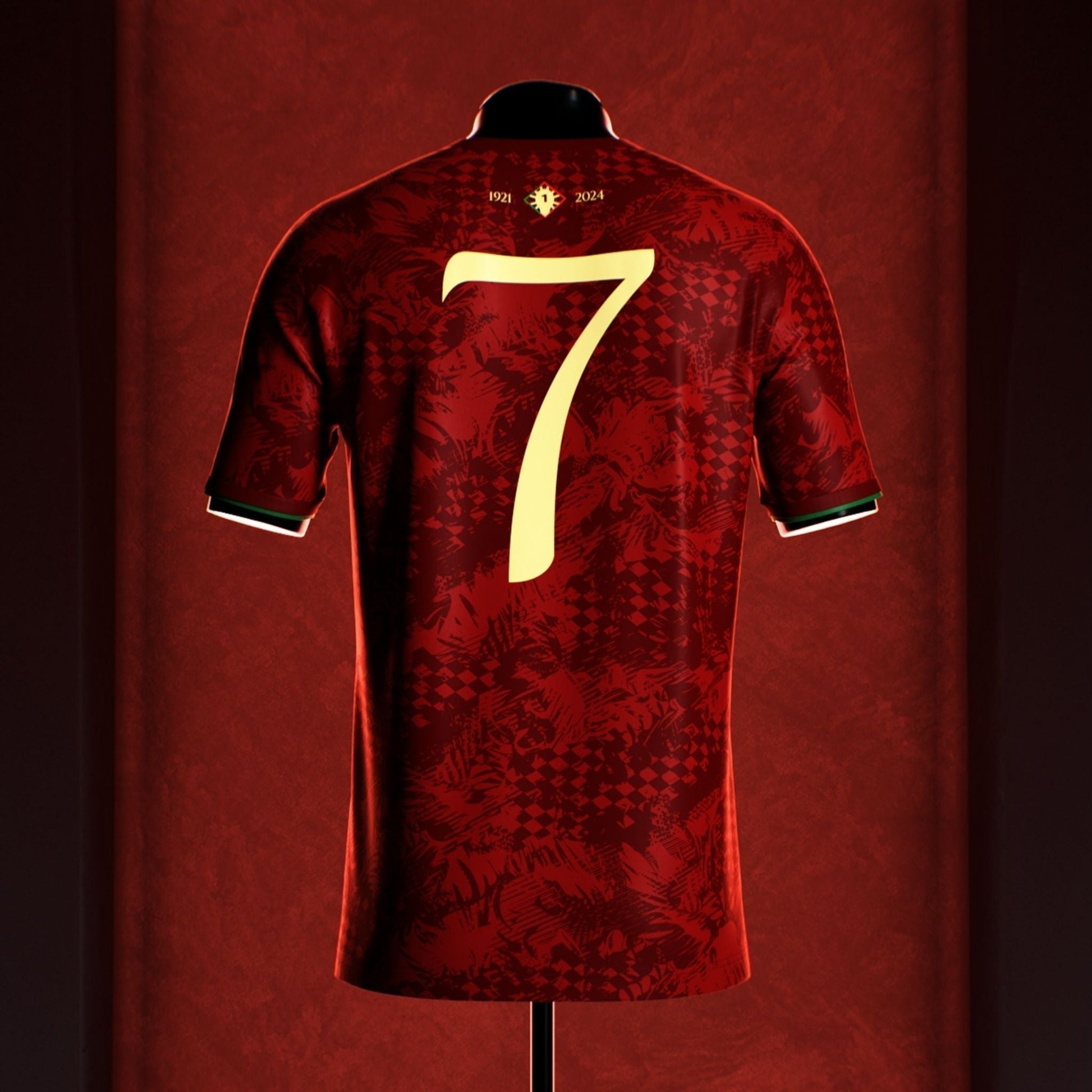 Portugal "The Siu" Premium Red Kit from FootballPrestige.com - Premium Football Kits