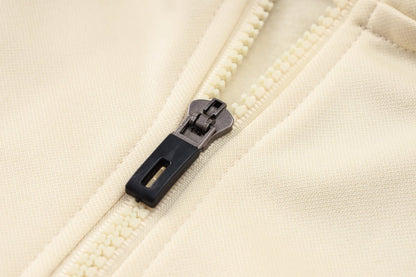 PSG Beige and Black Premium Tracksuit from FootballPrestige.shop - Premium Concept kits