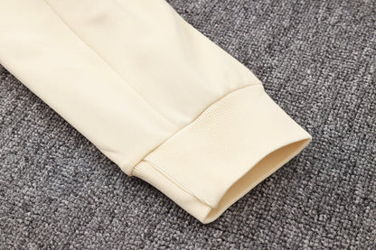 PSG Beige and Black Premium Tracksuit from FootballPrestige.shop - Premium Concept kits
