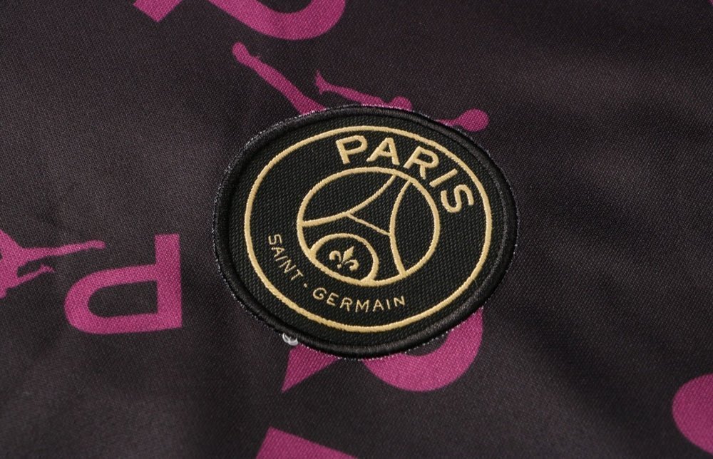 PSG Black and Purple x Gold Premium Tracksuit from FootballPrestige.shop - Premium Concept kits