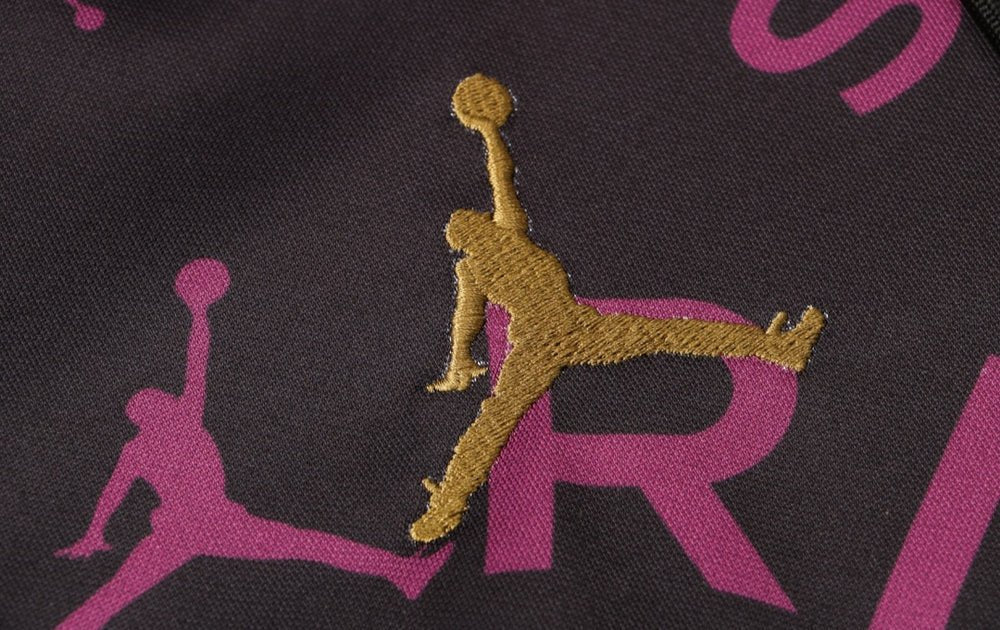 PSG Black and Purple x Gold Premium Tracksuit from FootballPrestige.shop - Premium Concept kits