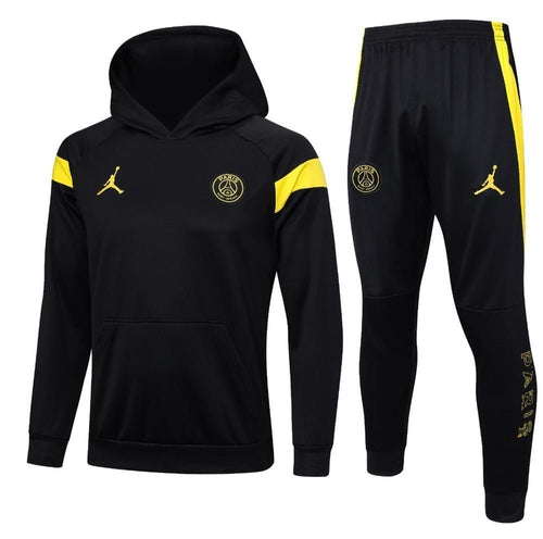 PSG Black and Yellow Premium Tracksuit from FootballPrestige.shop - Premium Concept kits