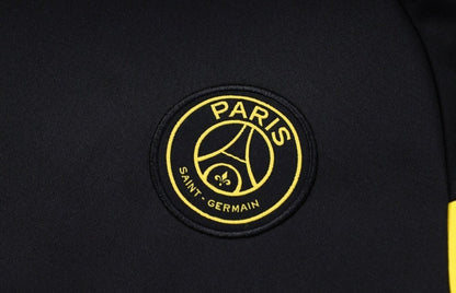 PSG Black and Yellow Premium Tracksuit from FootballPrestige.shop - Premium Concept kits