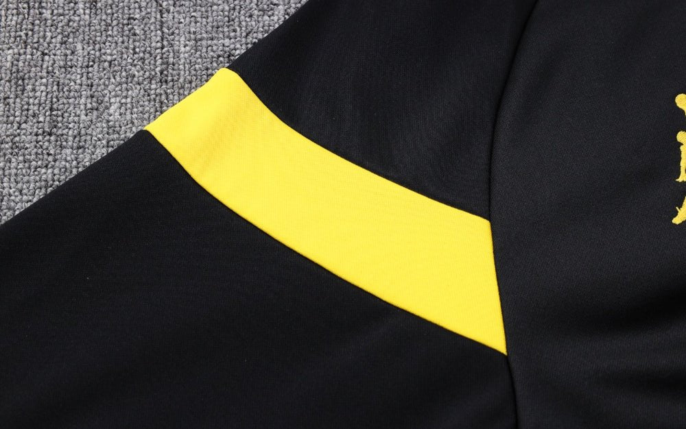PSG Black and Yellow Premium Tracksuit from FootballPrestige.shop - Premium Concept kits