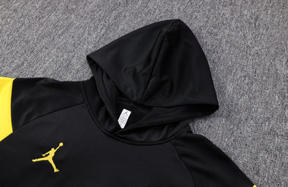 PSG Black and Yellow Premium Tracksuit from FootballPrestige.shop - Premium Concept kits