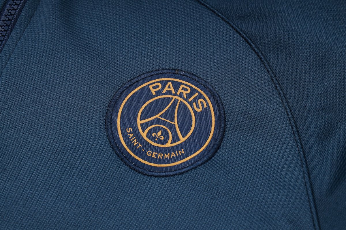 PSG Dark Blue and Gold Premium Tracksuit from FootballPrestige.shop - Premium Concept kits