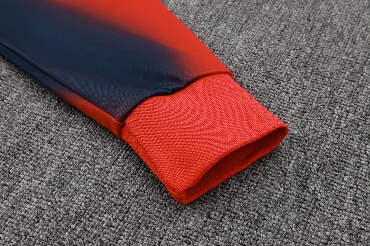 PSG Dark Blue and Red Tracksuit II from FootballPrestige.com - Premium Football Kits