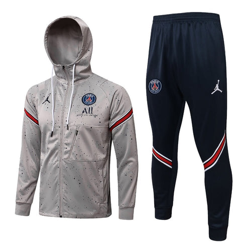 PSG Dark Gray and Blue Premium Tracksuit from FootballPrestige.shop - Premium Concept kits