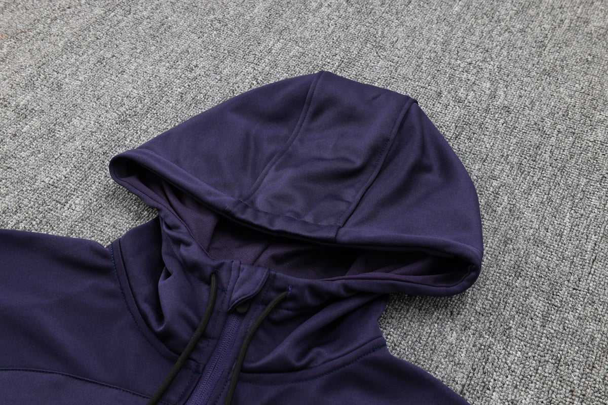 PSG Dark Purple Premium Tracksuit from FootballPrestige.shop - Premium Concept kits