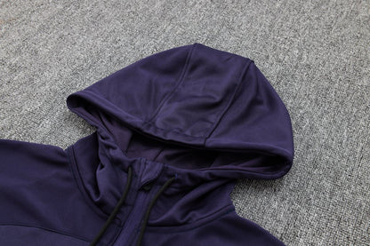 PSG Dark Purple Premium Tracksuit from FootballPrestige.shop - Premium Concept kits