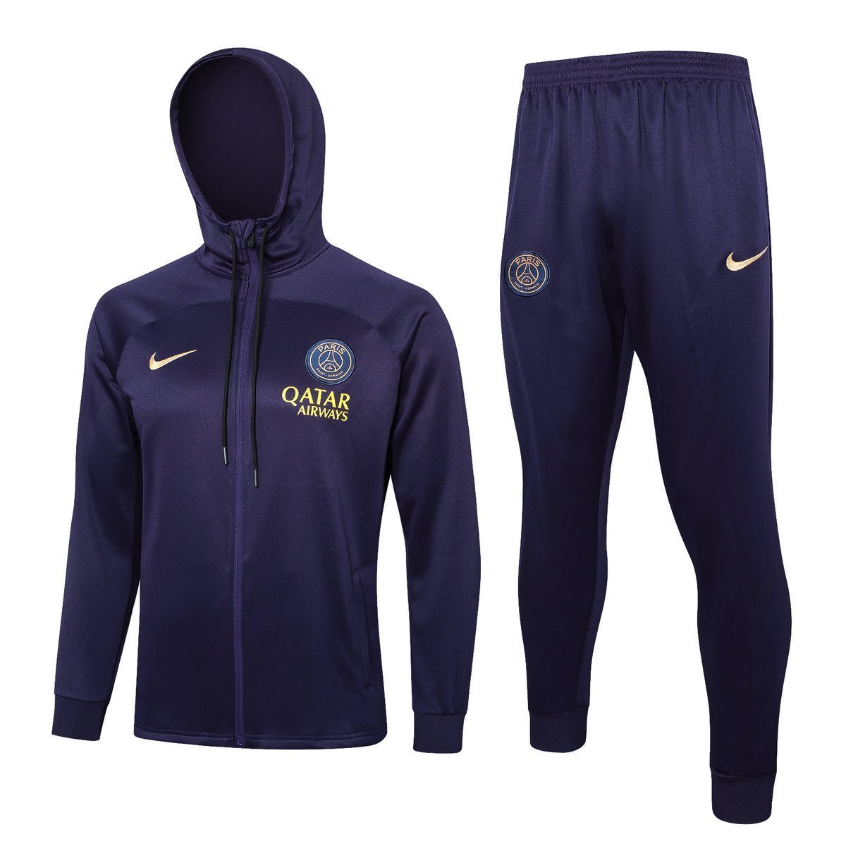 PSG Dark Purple Premium Tracksuit from FootballPrestige.shop - Premium Concept kits