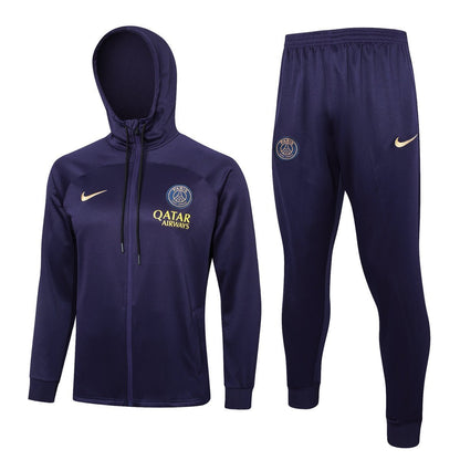 PSG Dark Purple Premium Tracksuit from FootballPrestige.shop - Premium Concept kits