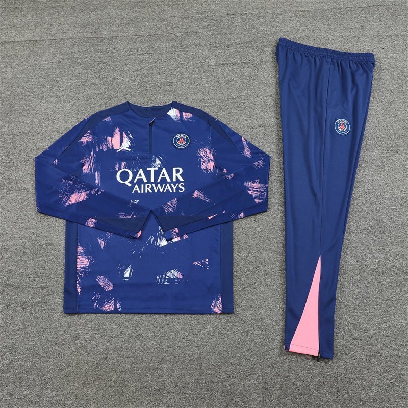 PSG "Parisian Frost" Blue Premium Tracksuit from FootballPrestige.shop - Premium Concept kits