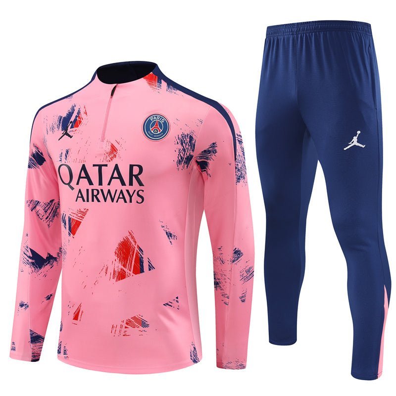 PSG "Parisian Frost" Pink Premium Tracksuit from FootballPrestige.shop - Premium Concept kits