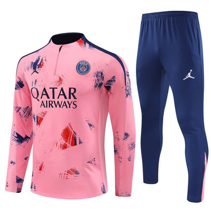 PSG "Parisian Frost" Pink Premium Tracksuit from FootballPrestige.shop - Premium Concept kits