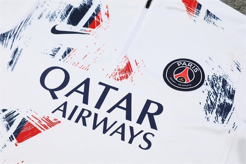 PSG "Parisian Frost" White Premium Tracksuit from FootballPrestige.shop - Premium Concept kits
