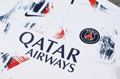 PSG "Parisian Frost" White Premium Tracksuit from FootballPrestige.shop - Premium Concept kits