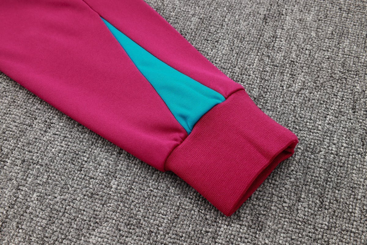 PSG Pink and Black Premium Tracksuit from FootballPrestige.shop - Premium Concept kits