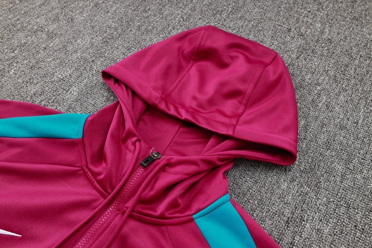 PSG Pink and Black Premium Tracksuit from FootballPrestige.shop - Premium Concept kits