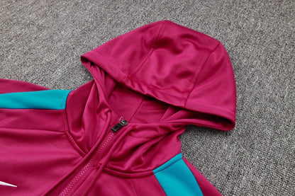 PSG Pink and Black Premium Tracksuit from FootballPrestige.shop - Premium Concept kits