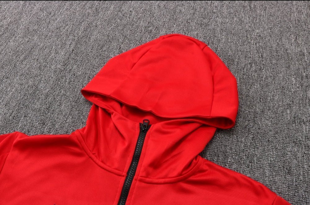 PSG Red Premium Tracksuit from FootballPrestige.shop - Premium Concept kits