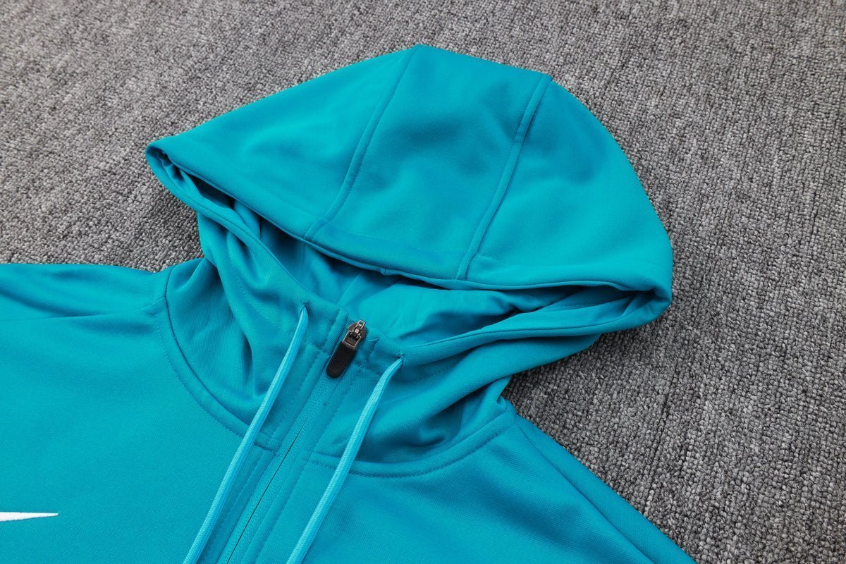 PSG Turquoise and Pink Premium Tracksuit from FootballPrestige.shop - Premium Concept kits