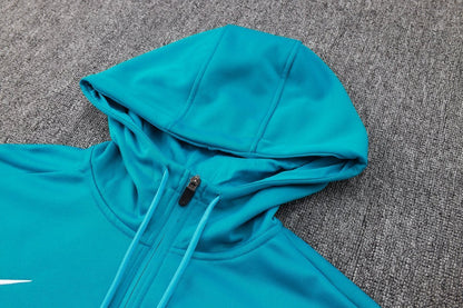 PSG Turquoise and Pink Premium Tracksuit from FootballPrestige.shop - Premium Concept kits