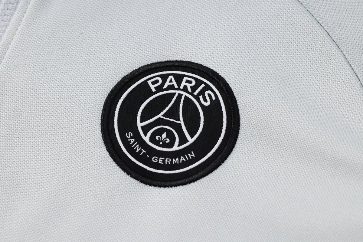 PSG White and Blue Premium Tracksuit from FootballPrestige.shop - Premium Concept kits
