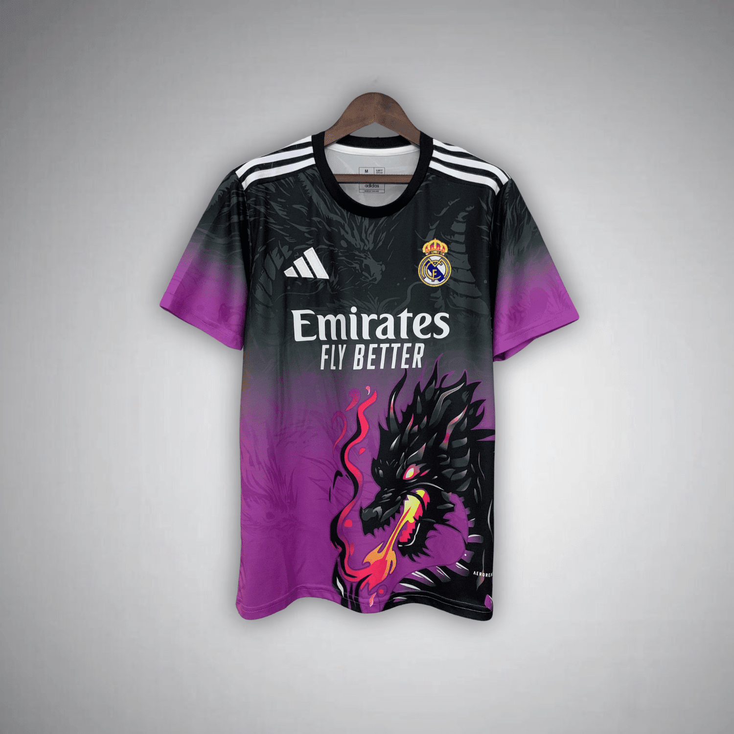 Real Madrid "Amethyst Flame" Premium Kit from FootballPrestige.club - Premium Football Kits