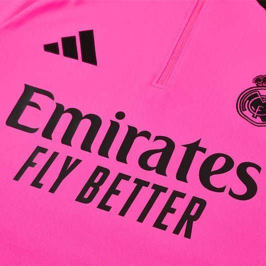 Real Madrid "Aurora Rose" Premium Kids Size Tracksuit from FootballPrestige.com - Premium Football Kits