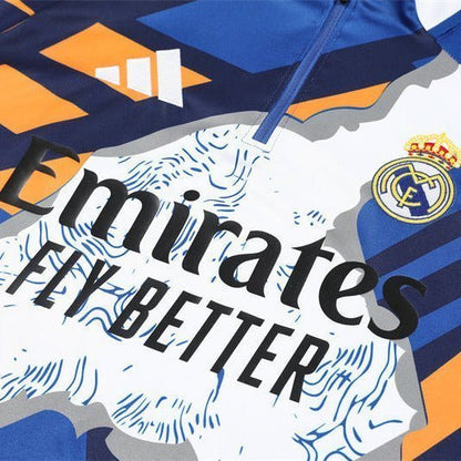 Real Madrid "Azul Reactor" Premium Tracksuit from FootballPrestige.com - Premium Football Kits