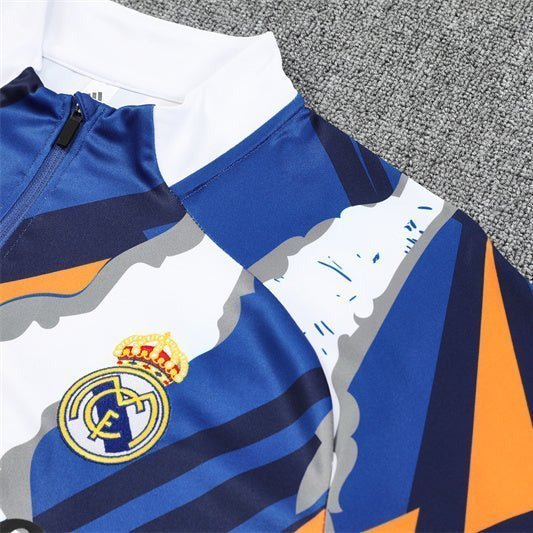 Real Madrid "Azul Reactor" Premium Tracksuit from FootballPrestige.com - Premium Football Kits